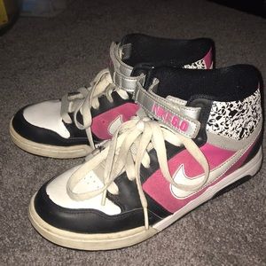 High top Nike sneakers